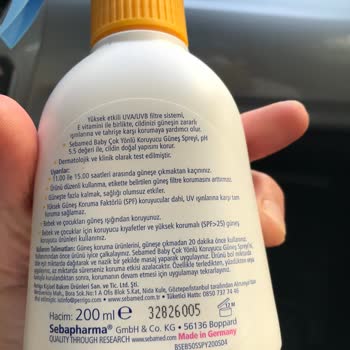 Sebamed Güneş Kremi Hk