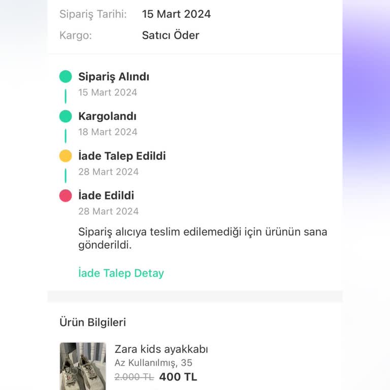 Sürat Kargo Kayıp Paket Ve Geri Ödeme Yapılmama