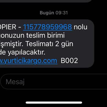 Yurtiçi Kargo'nun Teslimat Adresi Değişti Bahanesi