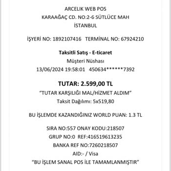 Arçelik Çaycıyı Teslim Etmiyor.