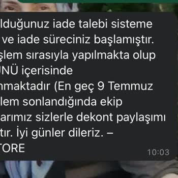 Cadde Store Ürün İadesi
