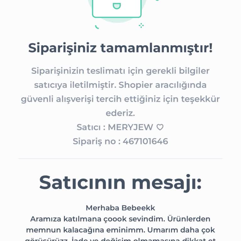 Shopier Sipariş İptal Talebi