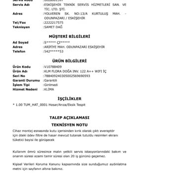 Vestel Çözüm Aradım Bulamadım