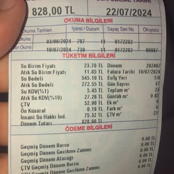 İBB - İstanbul Büyükşehir Belediyesi Yüksek Su Faturası