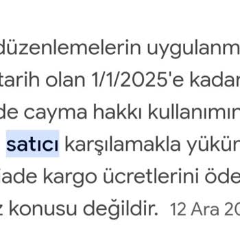 Watsons Alınmayan Ürünün Kargo Ücreti Tahsili