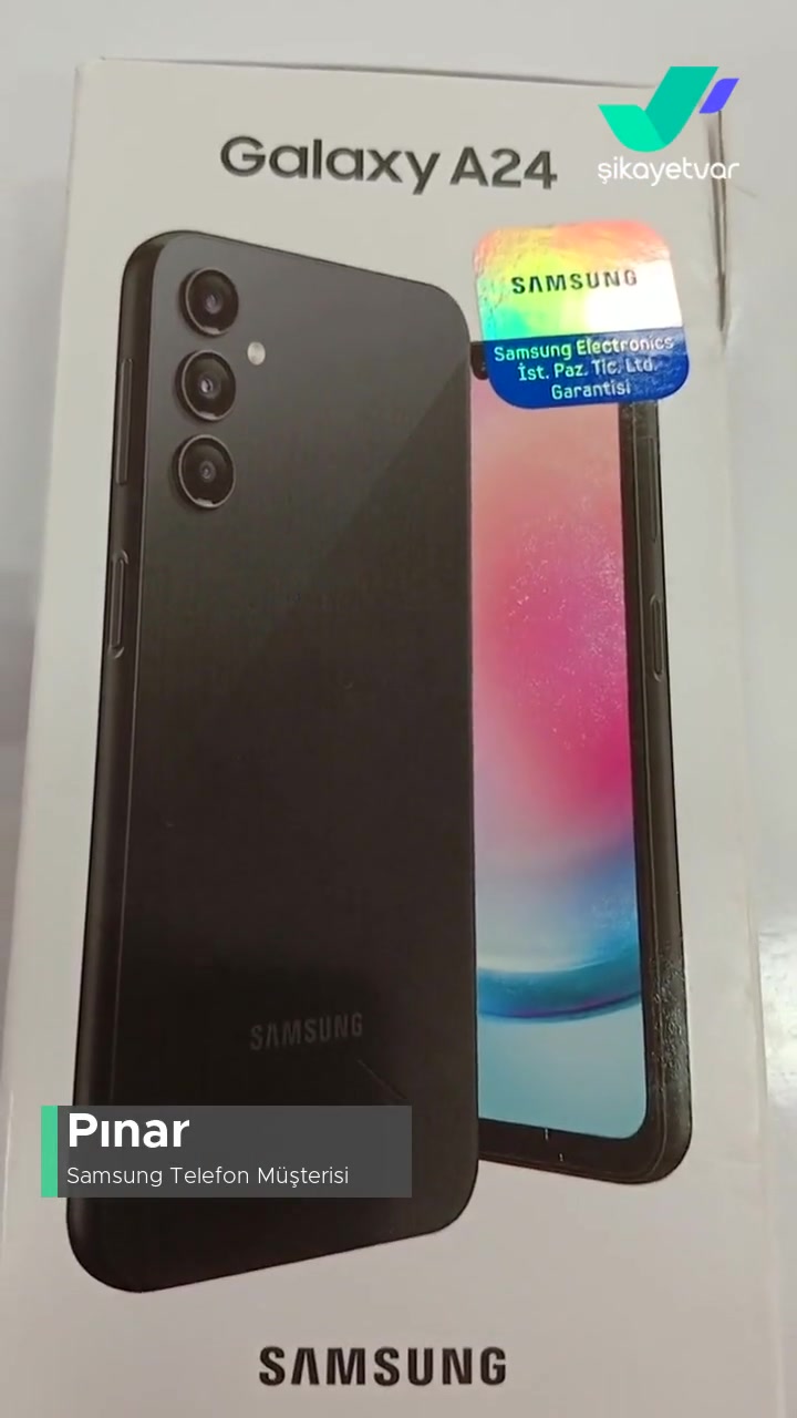 Samsung A24 Cihaz Kutusu İçinden Şarj Aleti Çıkmadı! videonun kapak resmi