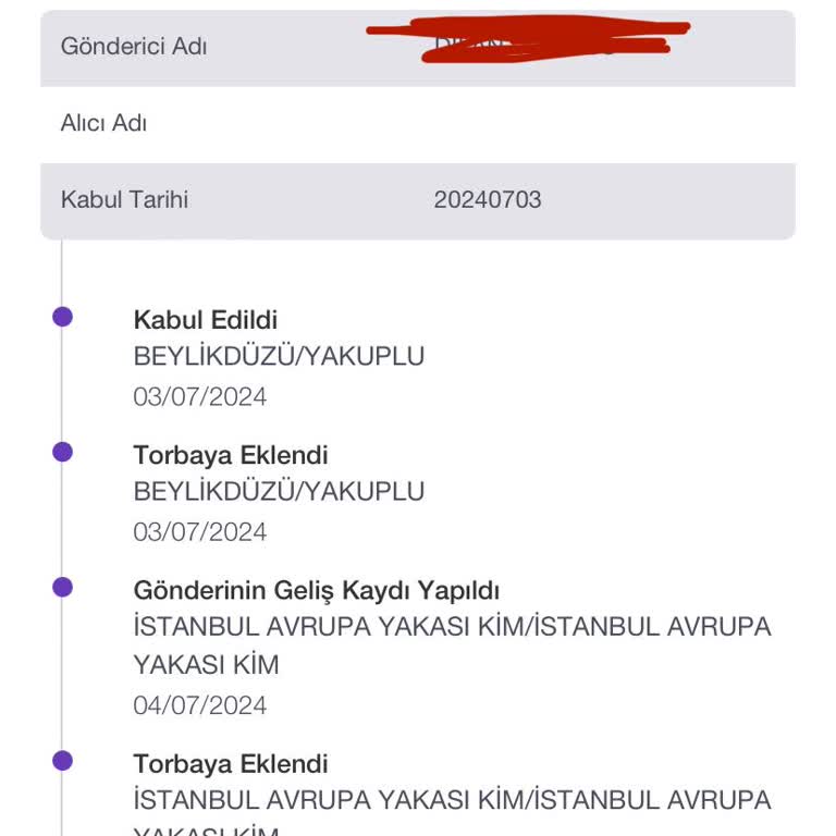 PttAVM Mamak PDM Kargo Dağıtmıyor