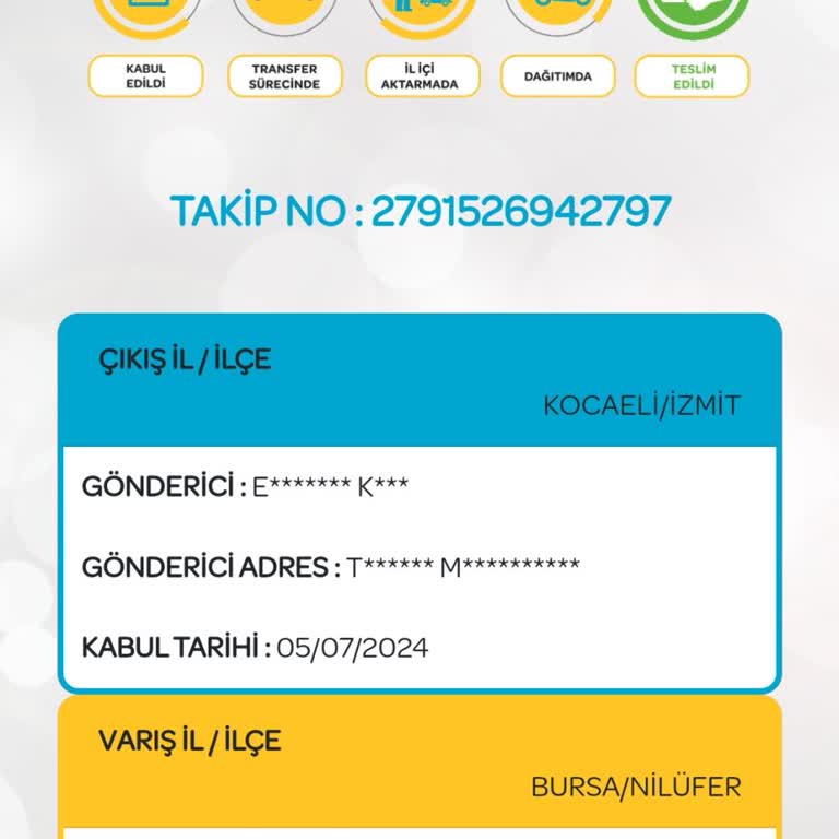PTT Kargo Kargom Teslim Edilmedi