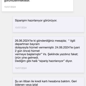 Tchibo Ve N11 Tarafından Zarara Uğradım