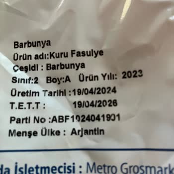 Aro Kuru Barbunya İçerisinde Salyangoz Çıktı!
