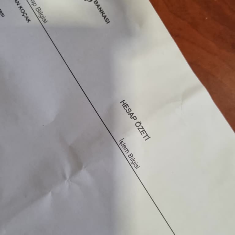 Is Bankası Kartal Şubesi Nin Hesap Özeti Verememesi