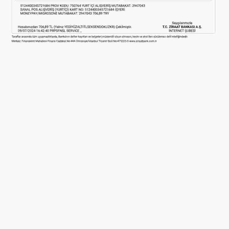 MoneyPay Migros Sanal Market Mağduriyeti