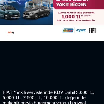 Fiat Opet Yakıt Puan Sözünde Durmadı
