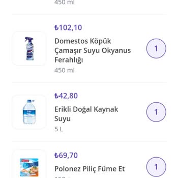 Getir Tarihi Geçmiş Ürün Satıyor