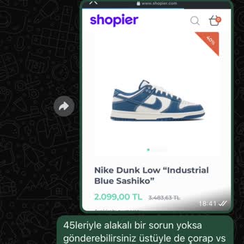 Shopier/vegaspor Hatalı-eksik Ürün