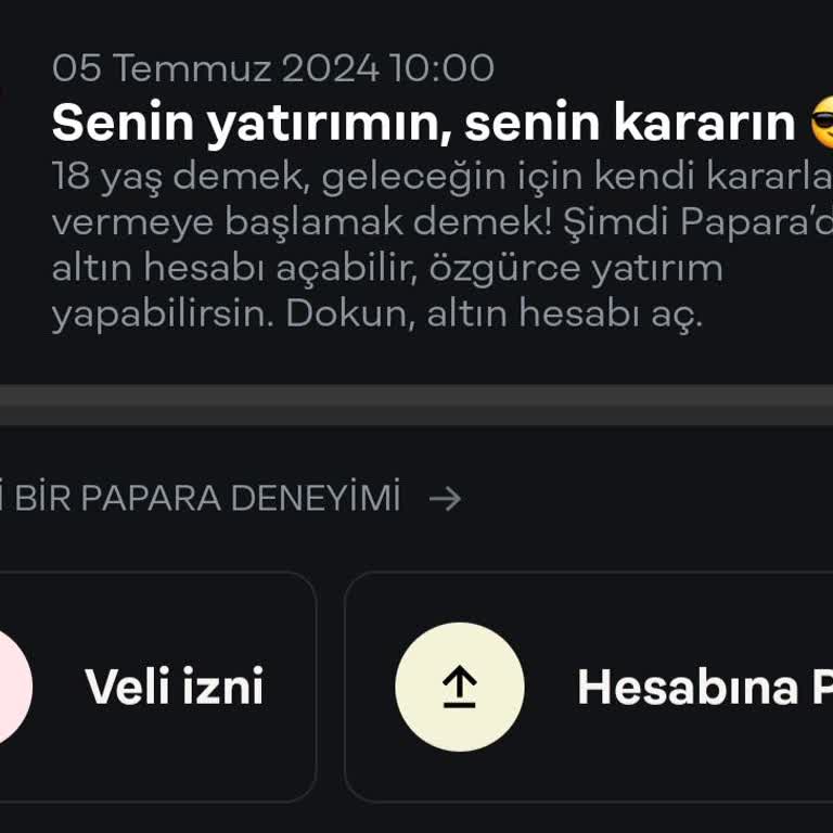 Papara 18 Olmama Rağmen Hesabımı Onaylamak İçin Veli Onayı Bekleniyor