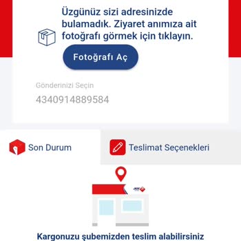 Aras Kargo Nevşehir Aras Eve Uğramama