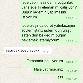 Semih Kurtulmuş Fashion Değişim İade Müşteri Hizmetleri Sorunu