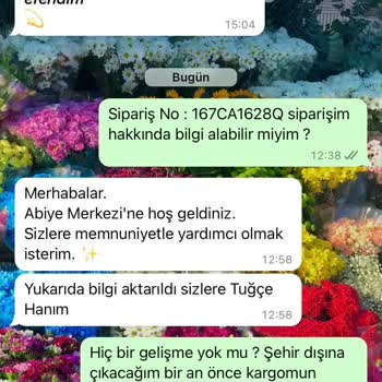 Abiye Merkezi Müşteri Temsilci İlgisizliği, Ürünün Kargoya Verildi Yazıp Verilmemesi
