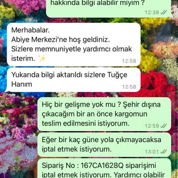 Abiye Merkezi Müşteri Temsilci İlgisizliği, Ürünün Kargoya Verildi Yazıp Verilmemesi