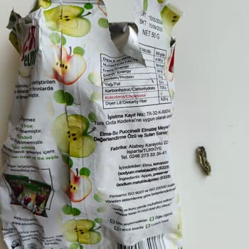 Puccinelli Elmataş (citirelma.com) Paketinden Yabancı Cisim Çıktı