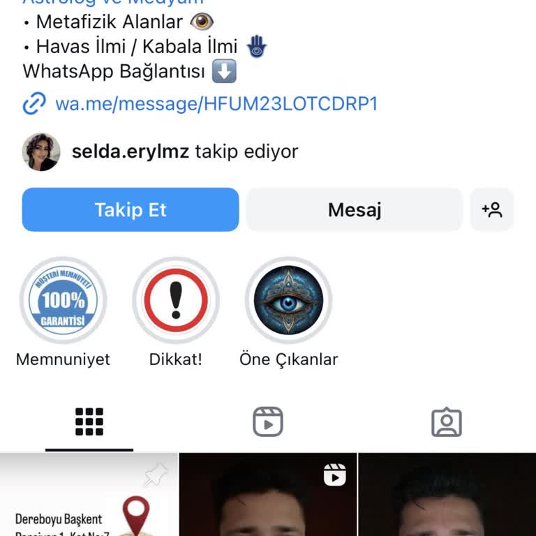 Medyum Yasin Şeker Yanıltıcı İşlemler Ve Sürekli Değişen İletişim Numaraları