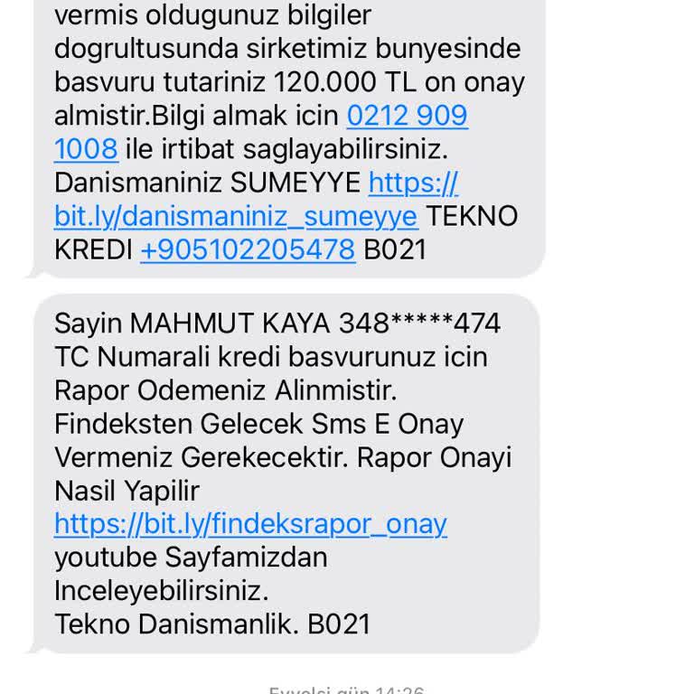 Tekno Danışmanlık Tekno Kredi Mağduriyeti
