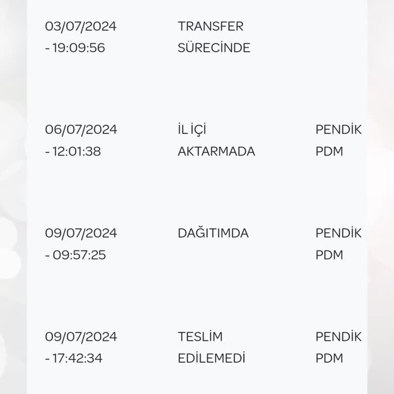 PTT Kargo Pendik PDM (PTT ) Mağduriyeti