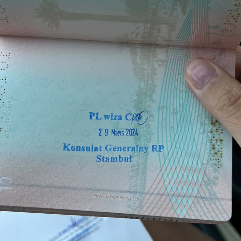 VFS Global Anlamsız Pasaport Damgası