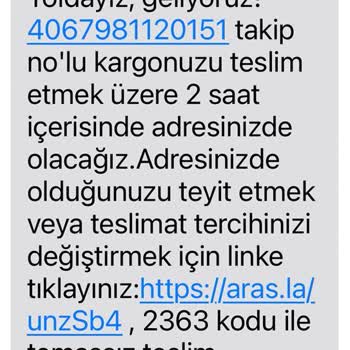 Aras Kargo Teslimat Eziyeti Hakkında