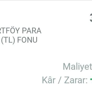 Kuveyt Türk KLÜ Fonumdan Yaklaşık 750-800 TL'lik Karımı Yansıtmadı