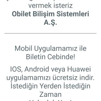 Obilet Bilet İadesi Yapılmadı