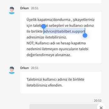 Babilbet Hesabımı Sebepsiz Yere Bloke Etti