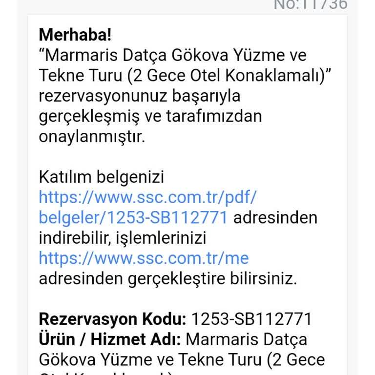 SSC Tur Pişmanlık Sizi Normal Cep Aranınca İşlem Yaptırmayın