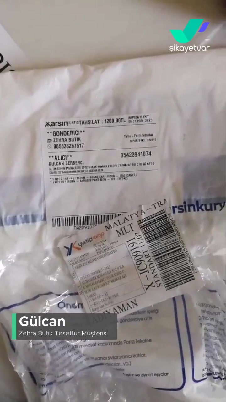 Zehra Butik Tesettür Değişim Yapılmıyor, Mesajlara Cevap Verilmiyor! videonun kapak resmi