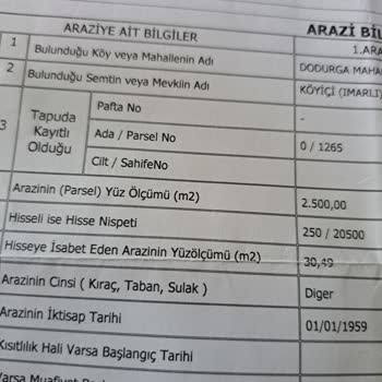 Tapu ve Kadastro Genel Müdürlüğü Tapu Metrekare Farkı Ve Haciz Sorunu