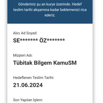 Kamu Sm AGT Kargo Malı Mühür Teslimat Sorunu.