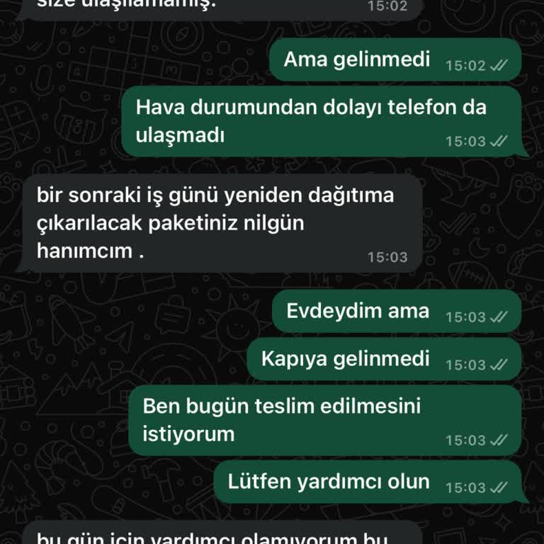 hepsiJET Evde Olduğum Halde Evde Değilsin Diyen Kargo Firması