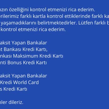 TurkNet Yıllık Ödemede Beyan Etmesine Rağmen Bankkart Taksit Yapmaması