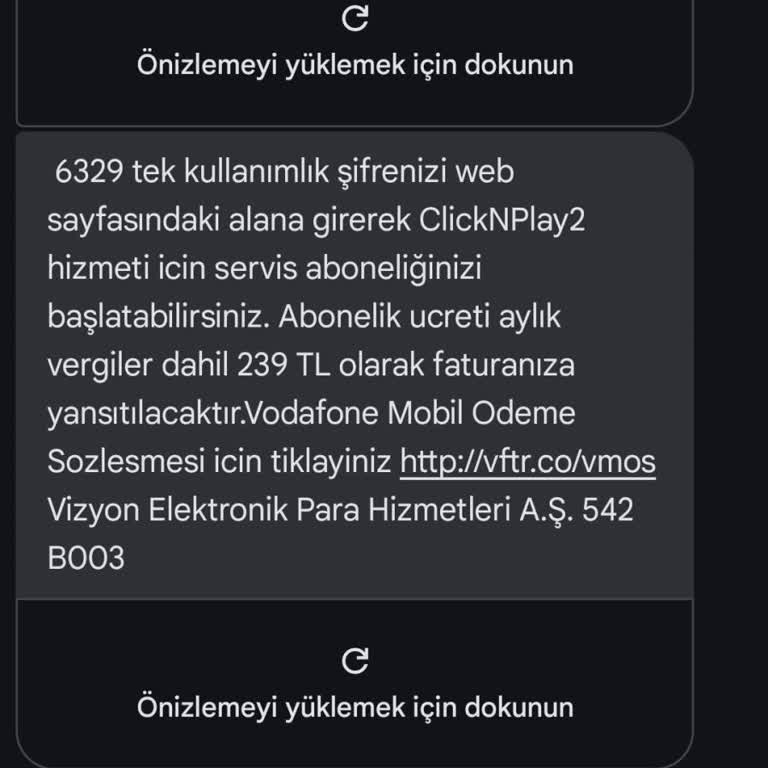 Vodafone Üyelik İptali İstiyorum