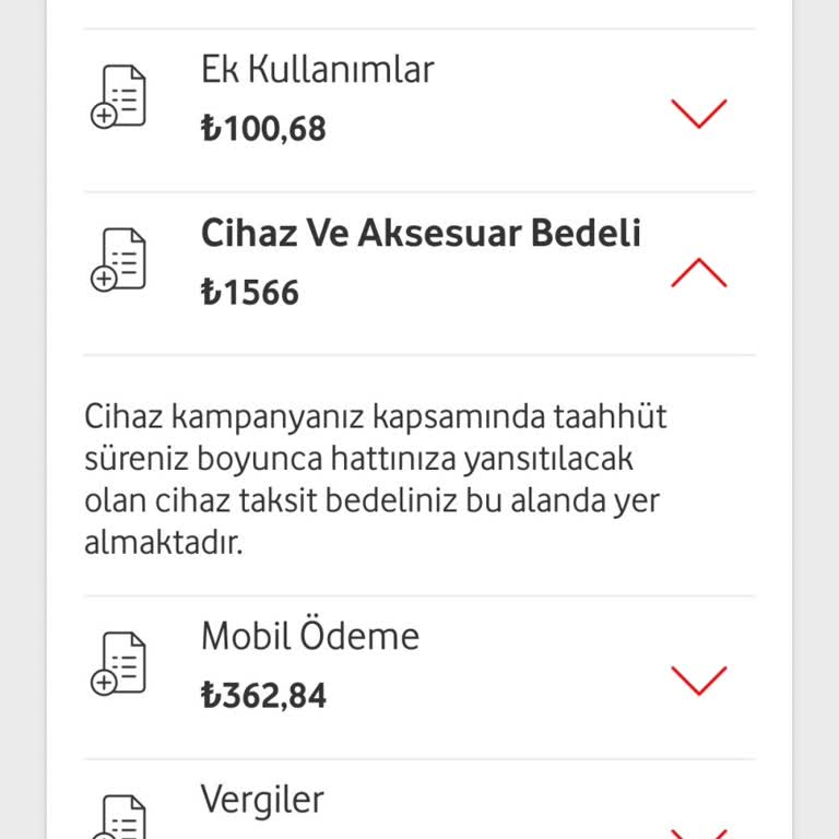 Vodafone Almadığım Cihazın Parasını Faturaya Eklemişler