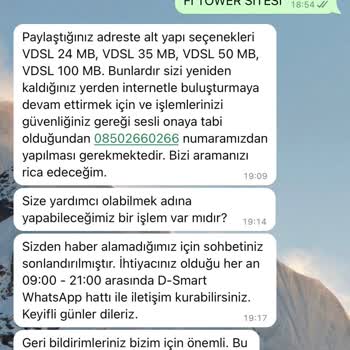 D-Smart Ev İnterneti Kullanamama