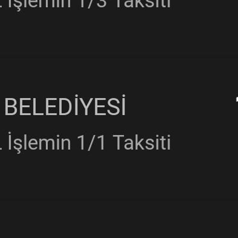 Gemlik Belediyesi Ödeme İşlemi Sistemde Görünmüyor