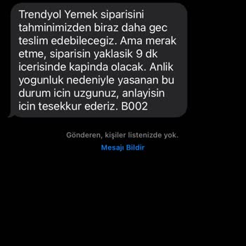 Trendyol GO Mağduriyeti. Bir Daha Asla!