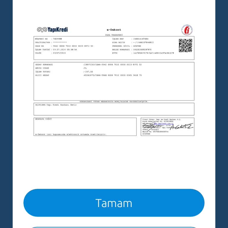 Yapı Kredi Bankası Yatirim Hesabi Bakim Ücreti Kesinti Hk