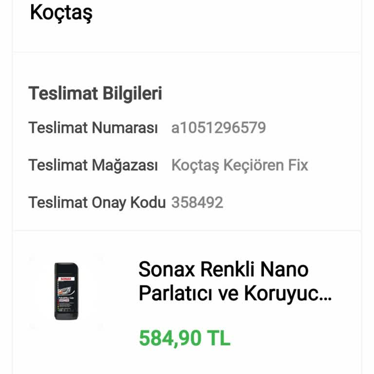 Koçtaş Param İade Edilmedi