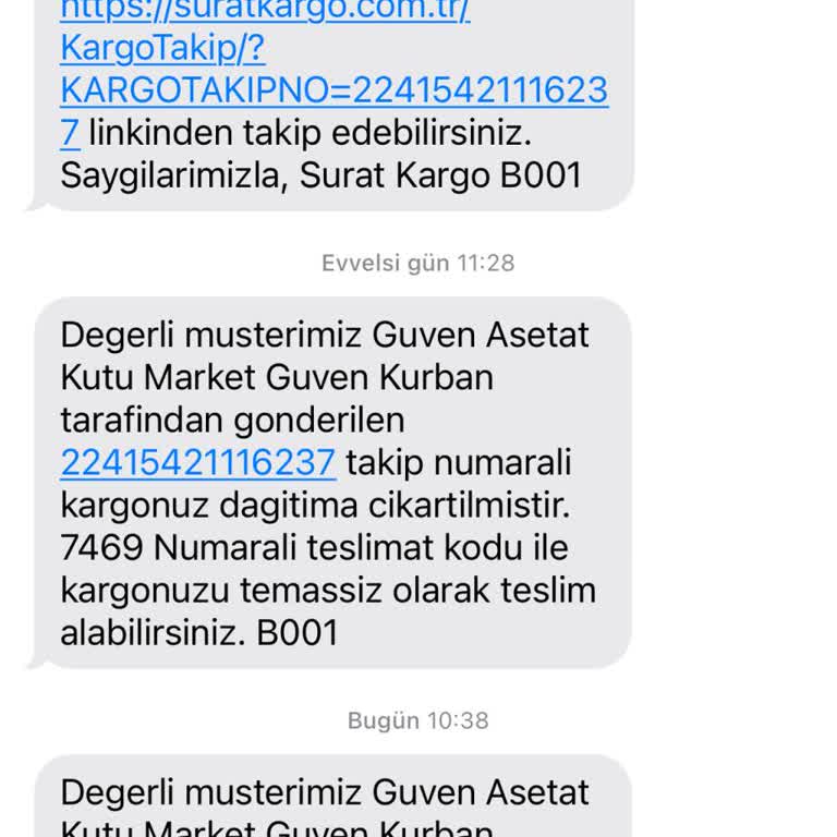 Sürat Kargo Şubede Kargo Bekletiyor