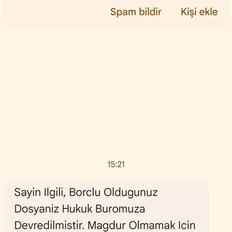 A.RAHMANSEN (SMS) Bilgim Olmadan Adıma Dava Dosya Verilen Numaraya Ulaşılamamam