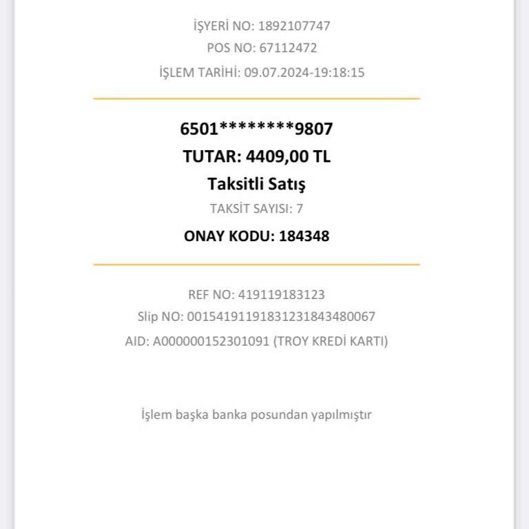 Beko.com.tr Sipariş Gerçekleşmedi Ama Ücret Kesildi