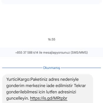 Kargo Adres Sorunu Nedeniyle Kargo İadesi Hakkında Şikayet